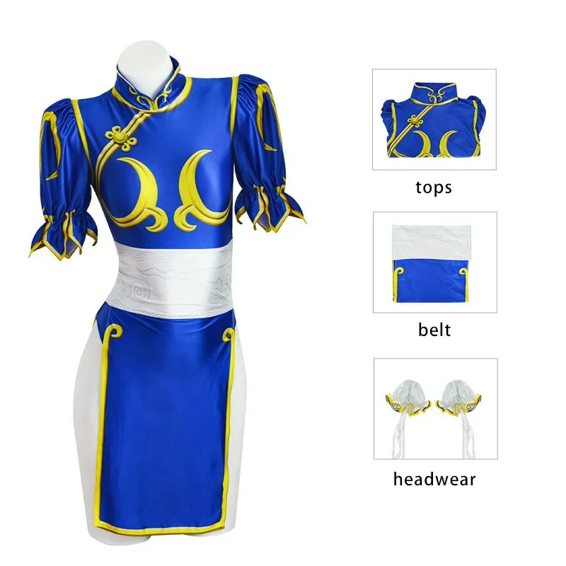 Women'S Accessories Clothing - Erwachsenen-Kostüm für Frauen: Game Fighter Street