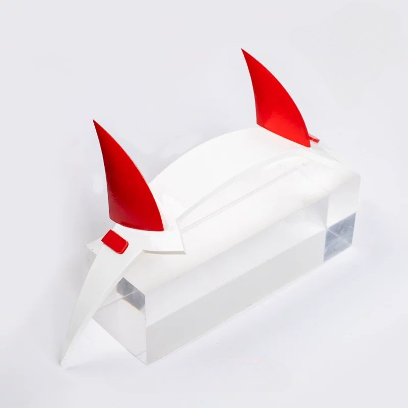 Women'S Red Accessories - Anime Zero Two Cosplay Rot-Weißes Kopfbedeckungs-Haarband