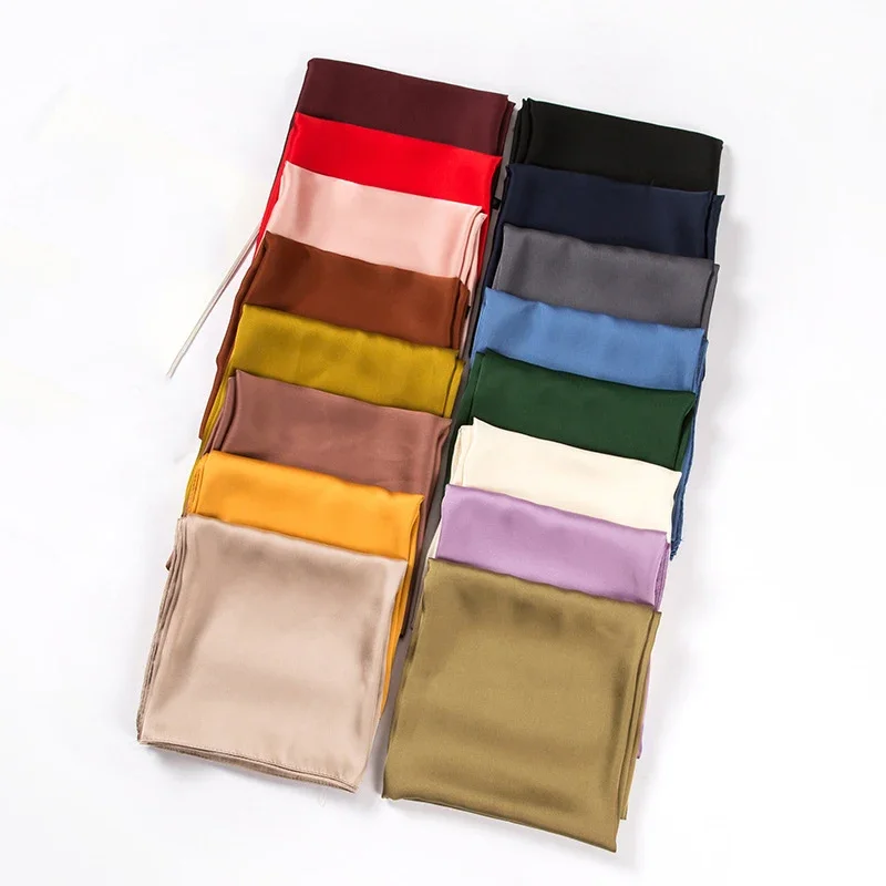 Satin-Schal für Damen 70cm Ein – Silk Scarf Square Bewertung und Preis