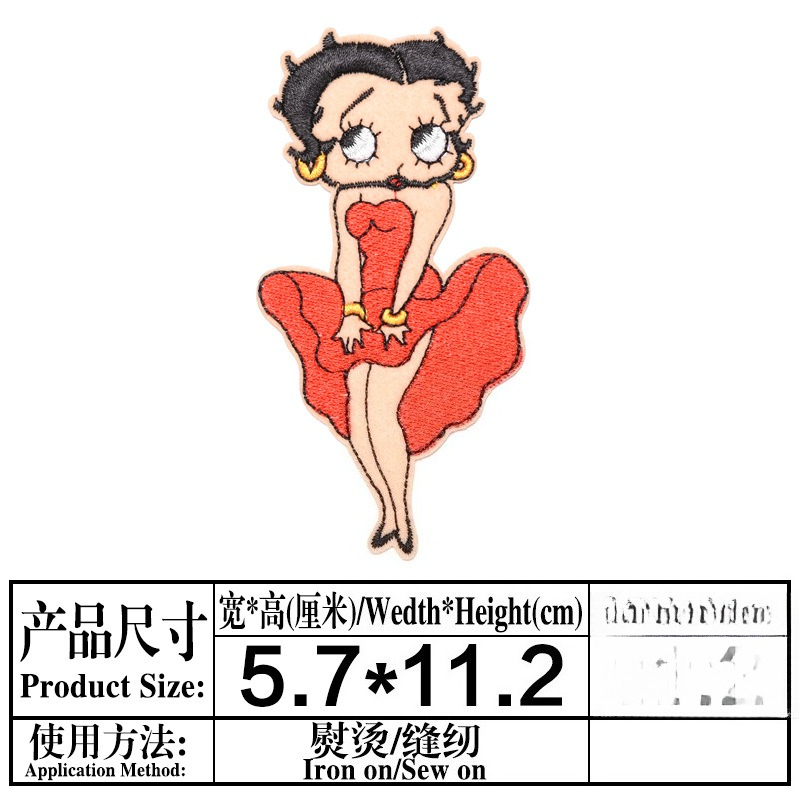 Betty Boop Aufnäher mit Hoher  – Women'S Accessories Clothing Bewertung und Preis