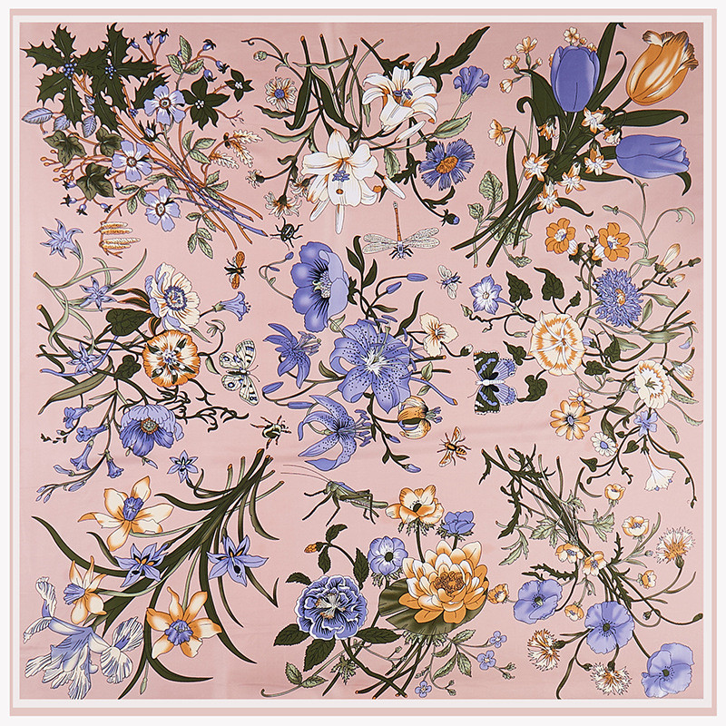 POBING Twill Seidenschal Fraue – Silk Scarf Square Bewertung und Preis