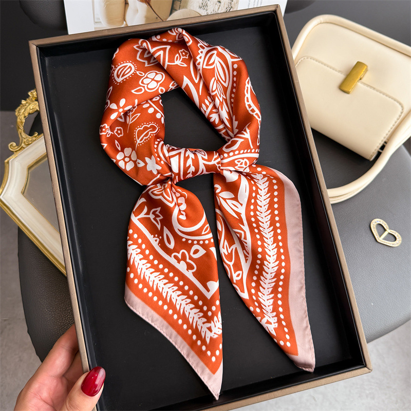 1 Stück modischer Seidenschal  – Silk Scarf Square Bewertung und Preis