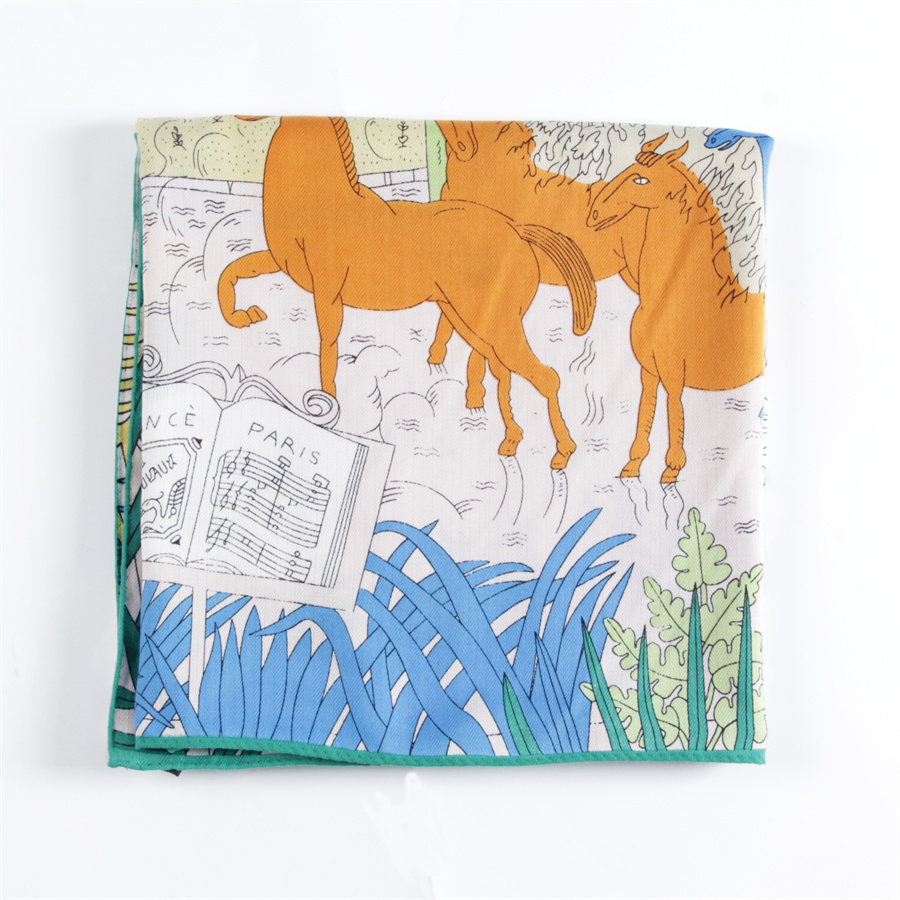 Pobing Seide Kaschmir Schal Fr – Silk Scarf Square Bewertung und Preis