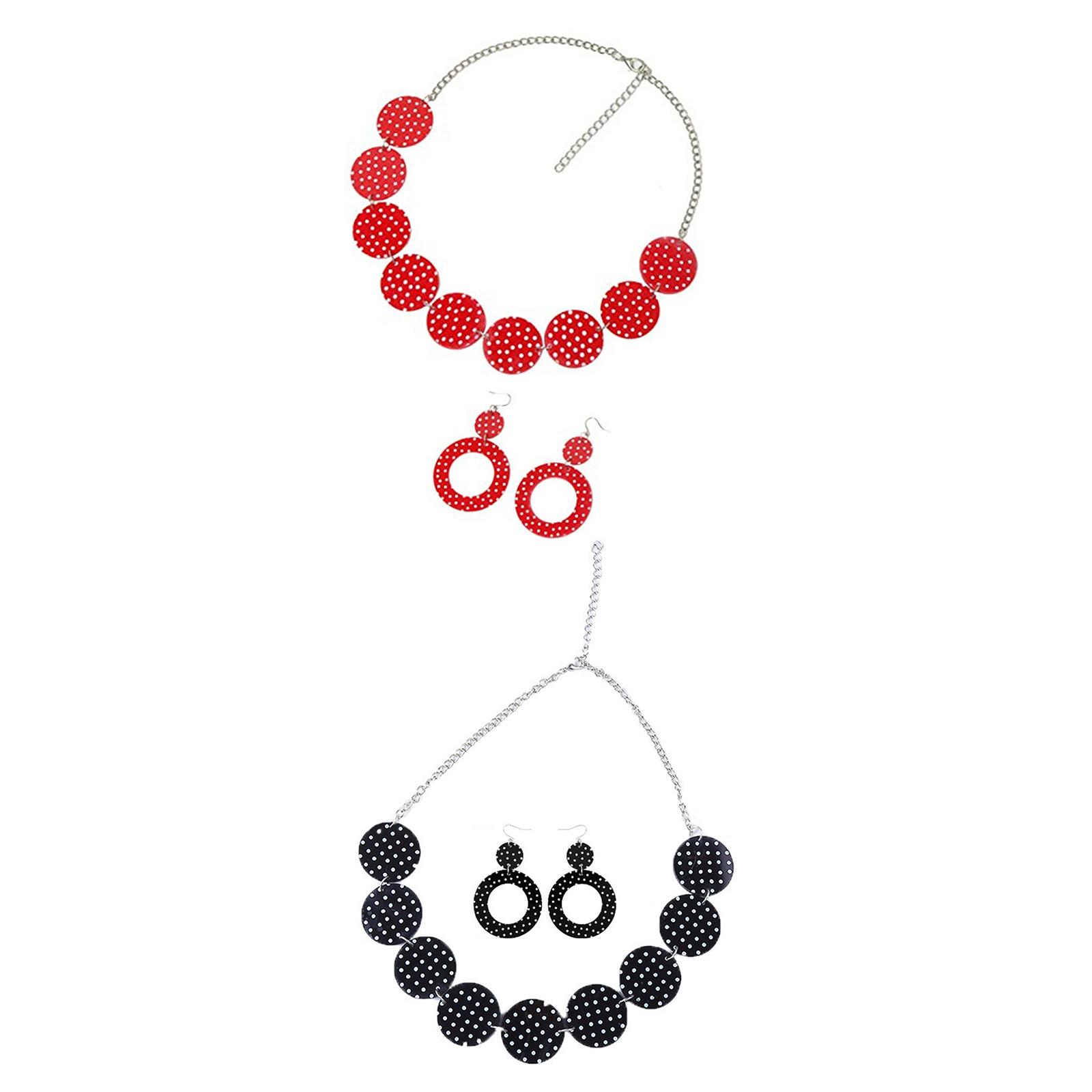 Ohrringe und Halsketten-Set im – Women'S Accessories In The 1950S Bewertung und Preis