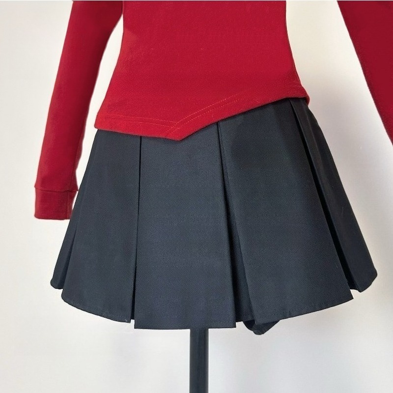 Anime Tohsaka Rin Cosplay Kost – Women'S Red Accessories Bewertung und Preis